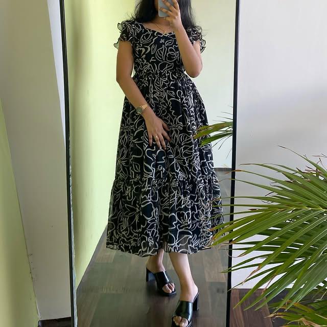 Beautiful Zebra Print Maxi
