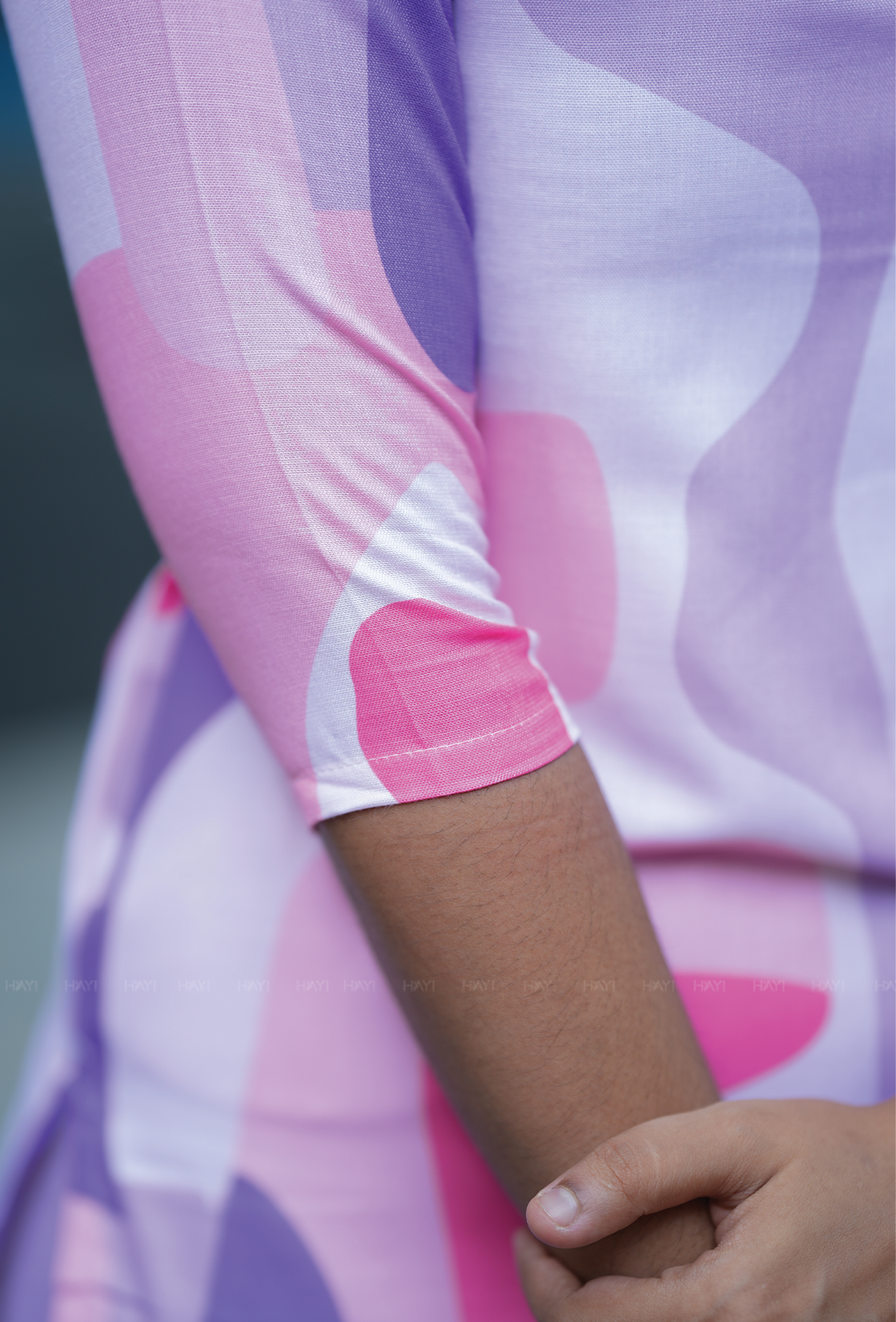 Modern Geometric Print Long Kurti