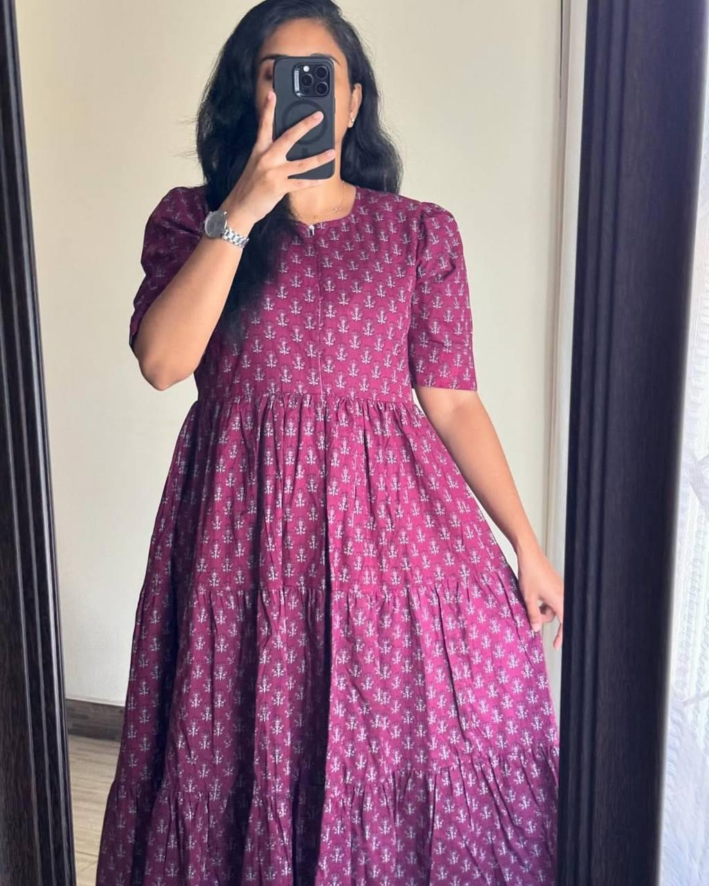 Plumy Soft Cotton Maxi