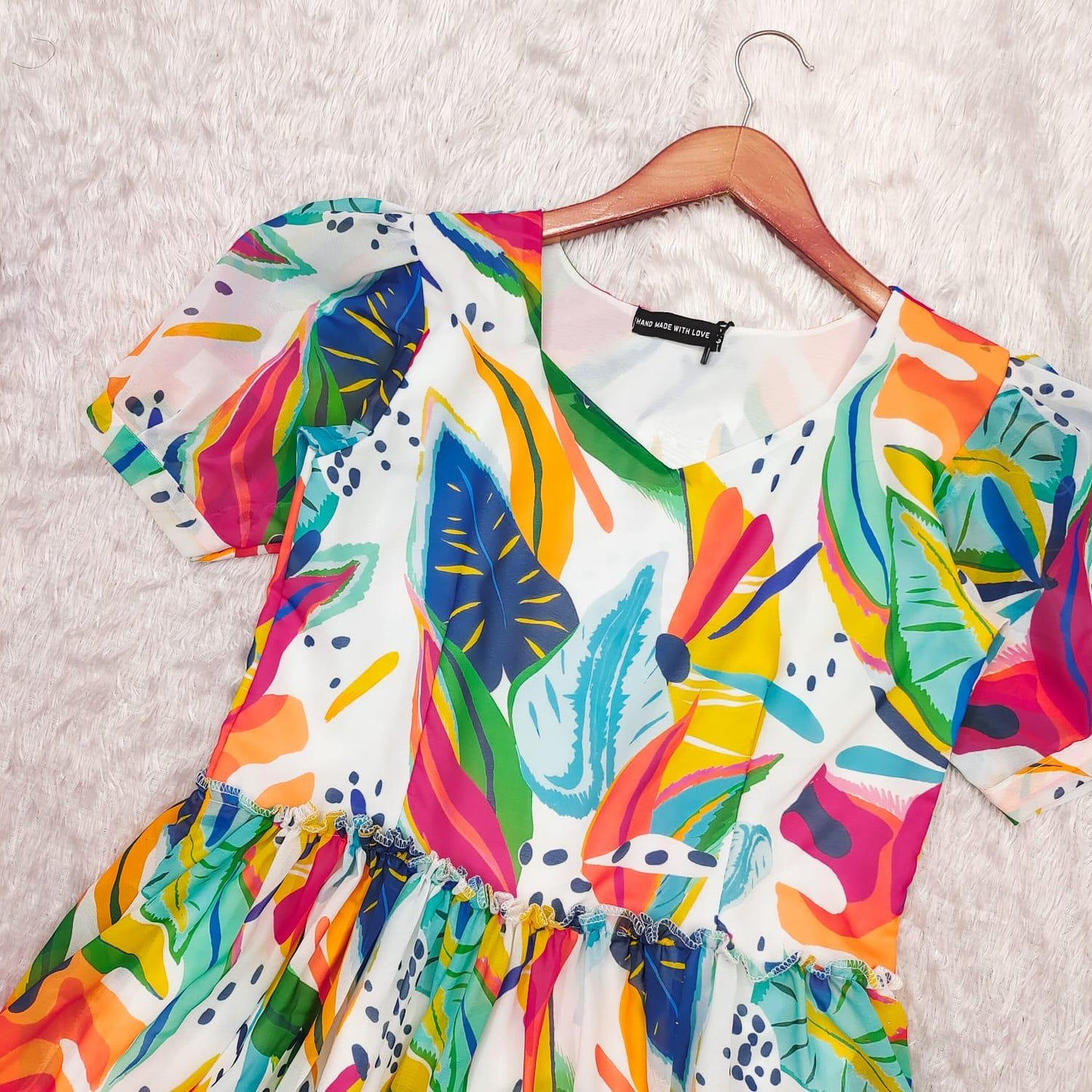 1787 Vibrant Multi Color Beutiful Maxi