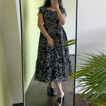 Beautiful Zebra Print Maxi