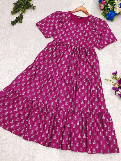 Plumy Soft Cotton Maxi